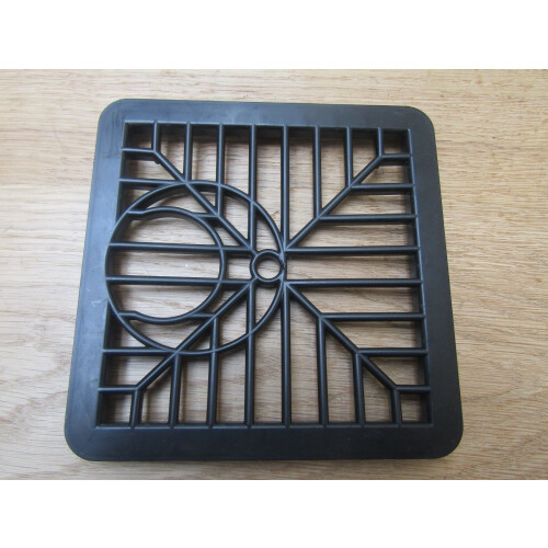 Black Traditional Plastic Square 6" Gutter Fixing