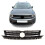Front Bumper Main Grille Mat Black Textured W/Chrome Moulding VW Caddy 2015-2021 1