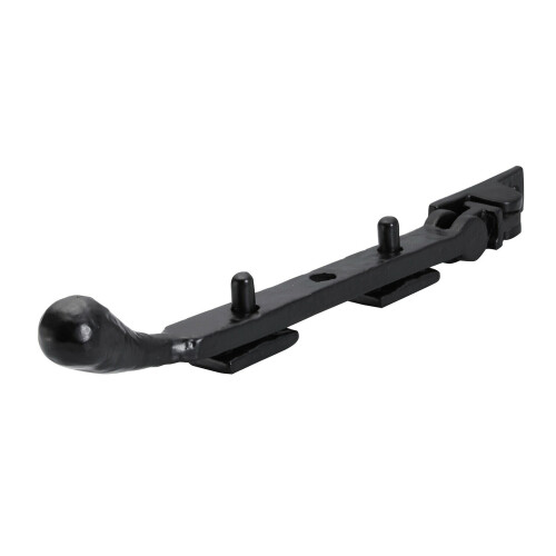 Black Antique 10'' Bulb Tip Casement Stay Arm