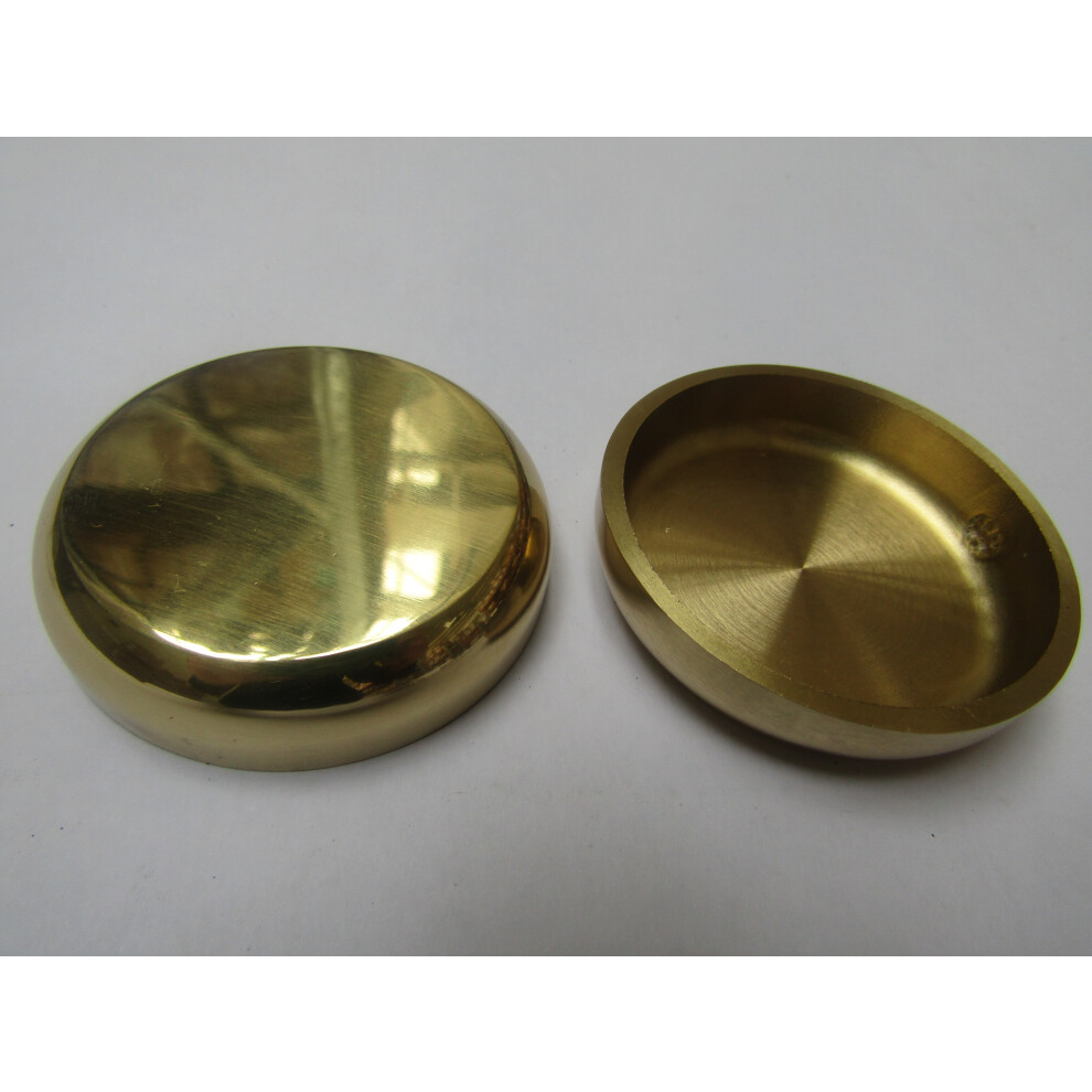 Pack Of 4 Castor Cups Polished Brass 5057067954499