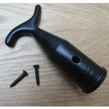 Sash Pole Hook Black Antique