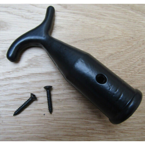 Sash Pole Hook Black Antique