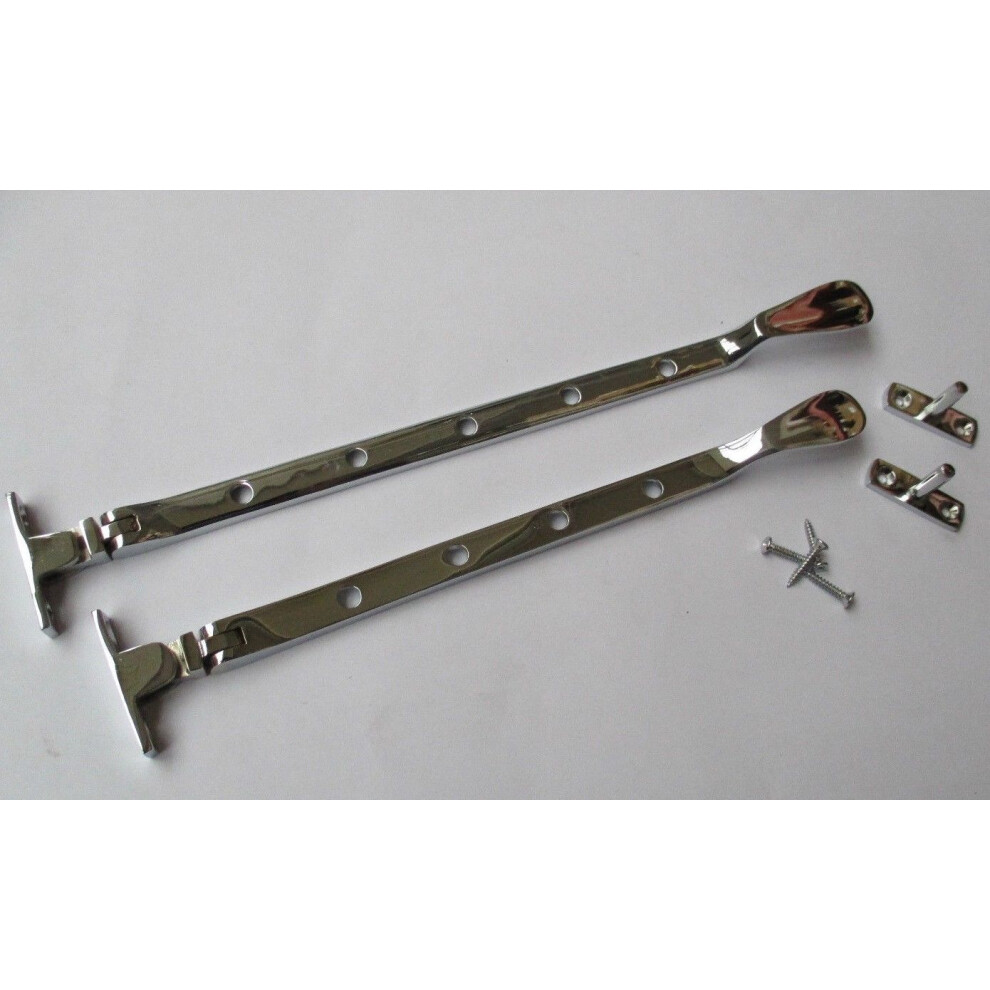 Casement Stay Arm 8" Polished Chrome 5057067983413