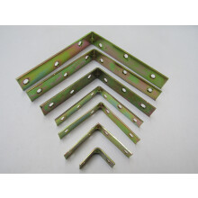 Pack Of 4 Yellow Passivated Corner Braces 2.5"