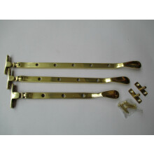 Casement Stay Arm Polished Brass 12"
