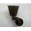 Furniture Square Cup Castor Antique Brass 1