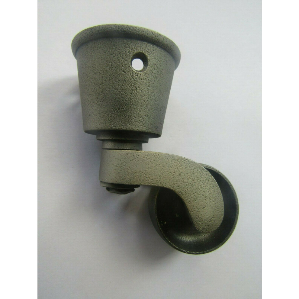 Swivel Cup Castor Wheel Antique Iron Furniture 5055979704690