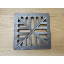 6" Cast Iron Gully Gutter Lid Rustic Antique Cover
