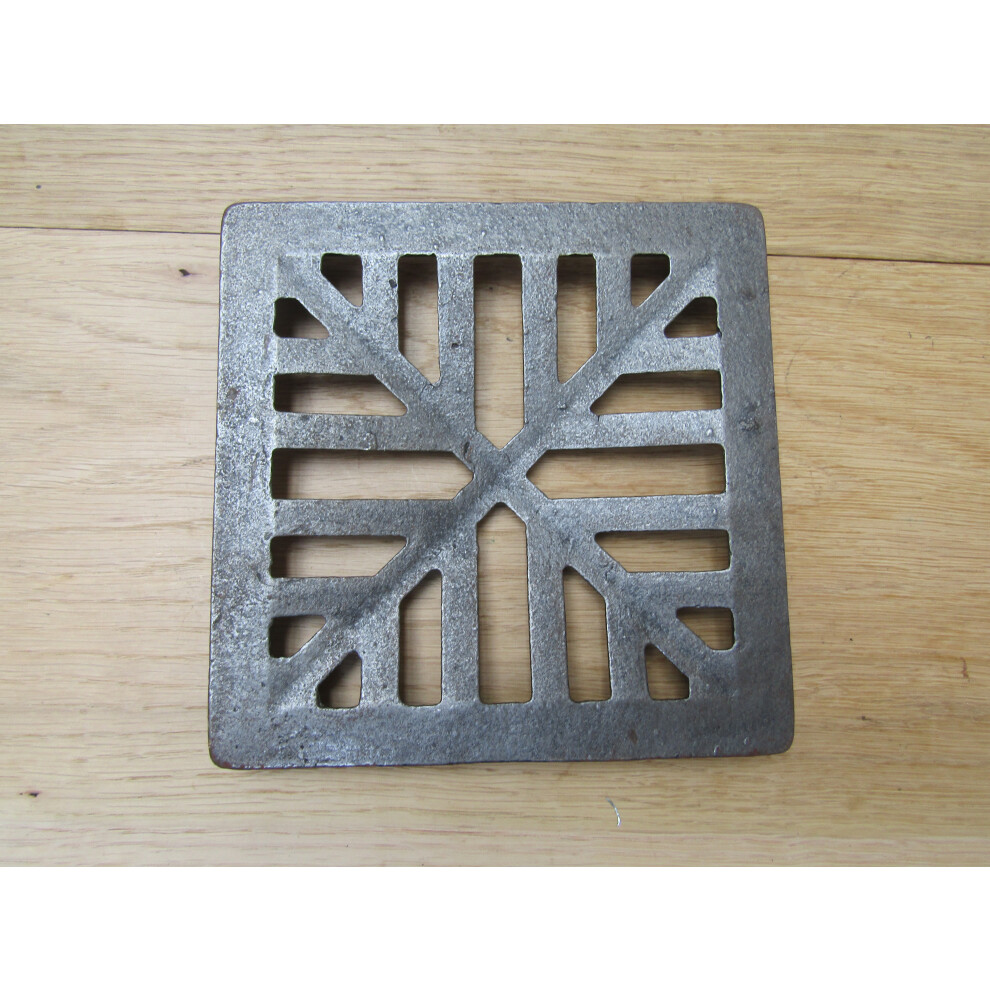6" Cast Iron Gully Gutter Lid Rustic Antique Cover-image-OPC-PHX9M6G-NEW