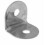 Pack Of 10 19mm Corner Brace Silver Zinc 1
