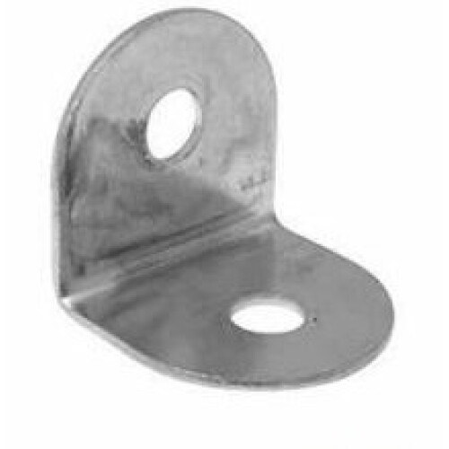 Pack Of 10 19mm Corner Brace Silver Zinc