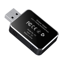 Wireless CarPlay Adapter 2 in 1 Converts Wired to Wireless Upgrade B