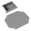 Folding Storage Box Drain Pad Table Mat Pot Mat Anti-scalding B 1