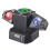 50W LED περιστρεφόμενο φως λέιζερ strobe disco DMX512 EU Plug 3