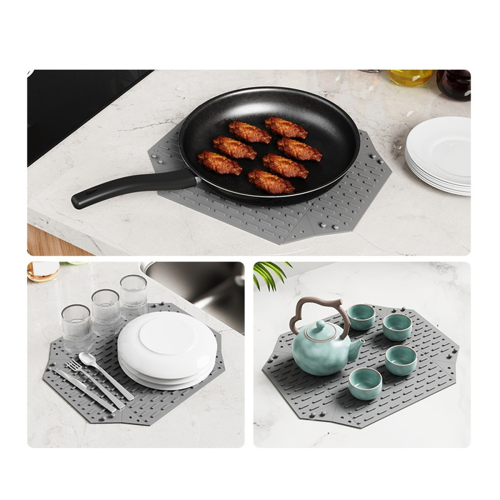 Folding Storage Box Drain Pad Table Mat Pot Mat Anti-scalding B 1