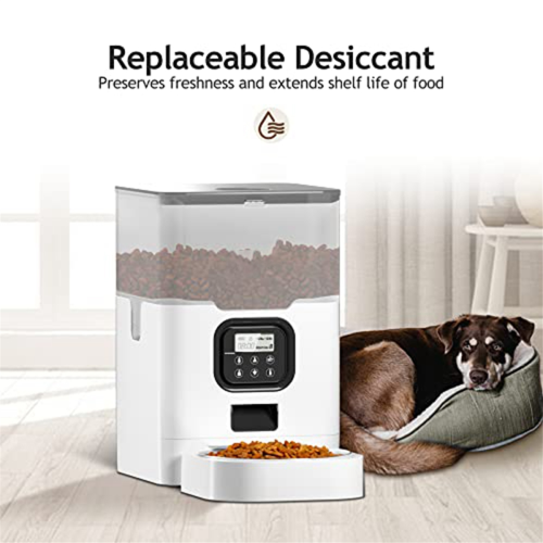 Pet Feeder Pet Dry Food Dispenser Pet Automatic Feeder EU Plug 2