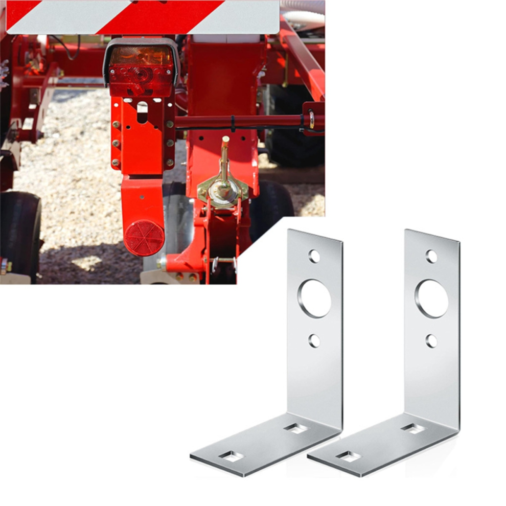 2 Pcs Trailer Brackets L Shape Tail Mounting Bracket Light 4853702835700