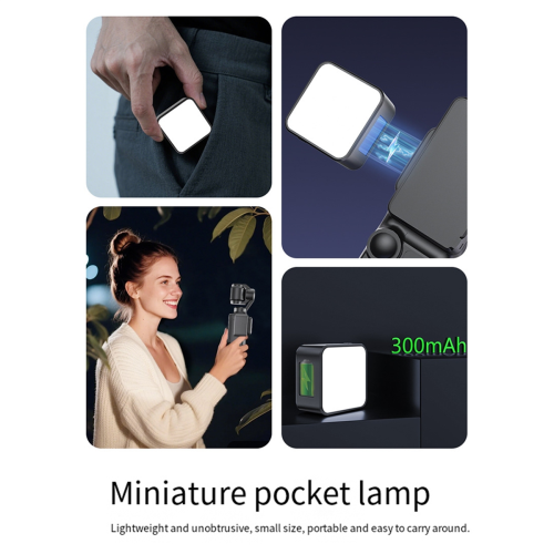 Til Pocket 3 Mini LED-lys 3-niveau justerbart blødt lys 2
