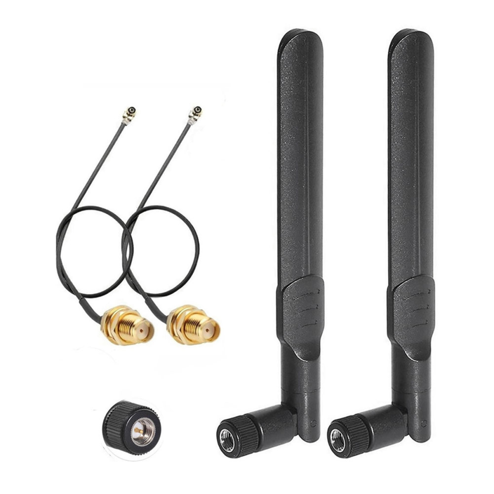 Dual Band Wifi Antenna 8Dbi 2.4Ghz 5.8Ghz Rp-Sma Male Antennas 4853702833829
