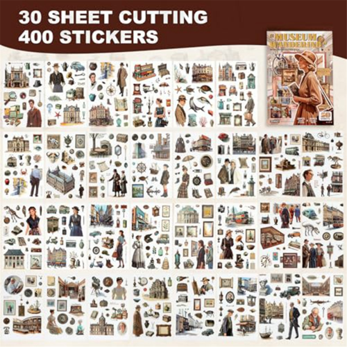 Scrapbooking Stickers - for Journaling Scrapbooking Supplies Museum 1