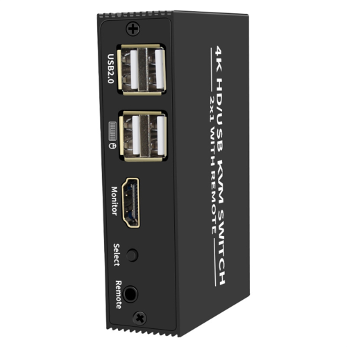Διακόπτης KVM 4K 60Hz 2x1 USB για οθόνη υπολογιστή 2