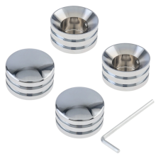 4pcs Motorcycle Spark Plugs Engine Screw Topper Cover for