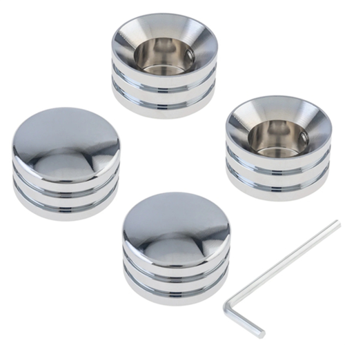 4pcs Motorcycle Spark Plugs Engine Screw Topper Cover for