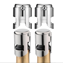 4PCS Champagne Stoppers with Stainless Steel, Champagne Saver