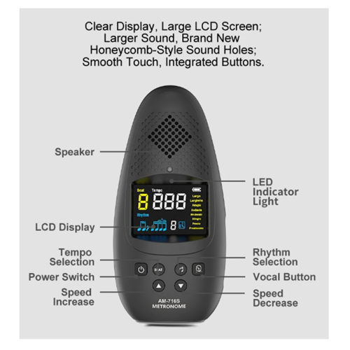 Digital Metronome Tuner for All Instruments 2