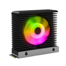 ARGB M.2 2280 SSD Heatsink M.2 SSD Heatsink Cooler Black