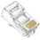 100pcs Pass Through Connectors Ethernet Network Modular Plug 1