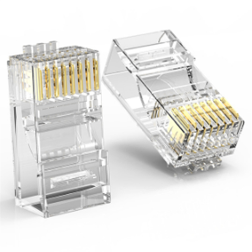 100pcs Pass Through Connectors Ethernet Network Modular Plug 2