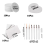 30Pcs 3D Drawing Magic Canvas Sponge with Water Brush DIY 2