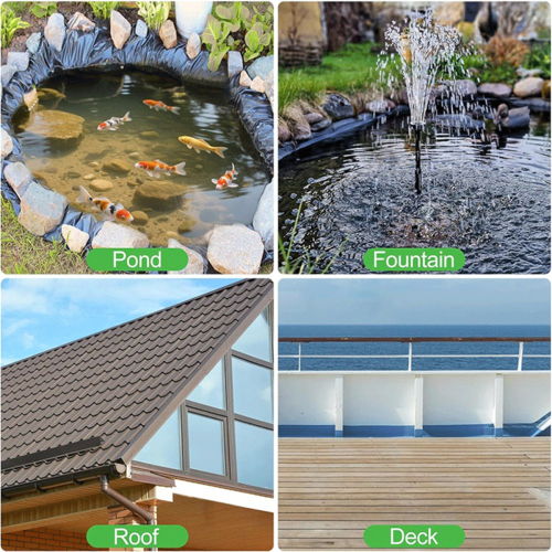 2 Pcs Pond Liner Repair,Patch Self-Adhesive EPDM Liner Repair 1