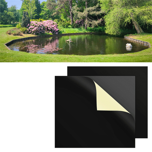 2 Pcs Pond Liner Repair,Patch Self-Adhesive EPDM Liner Repair