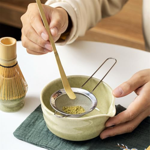 Set di fruste per matcha, con ciotola per matcha, frusta in bambù e supporto 1