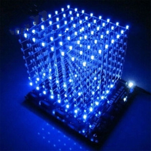 3D8 Squared LED Electronic Toy Soldering Project Kit 4.5-5.5V 1
