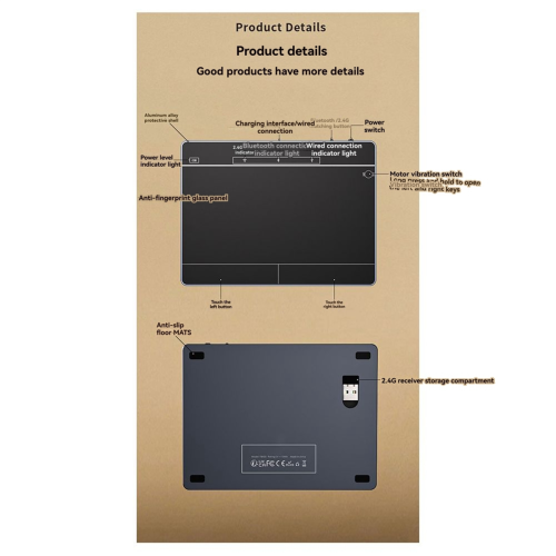 Touchpad cablato e wireless per PC, computer e laptop 2