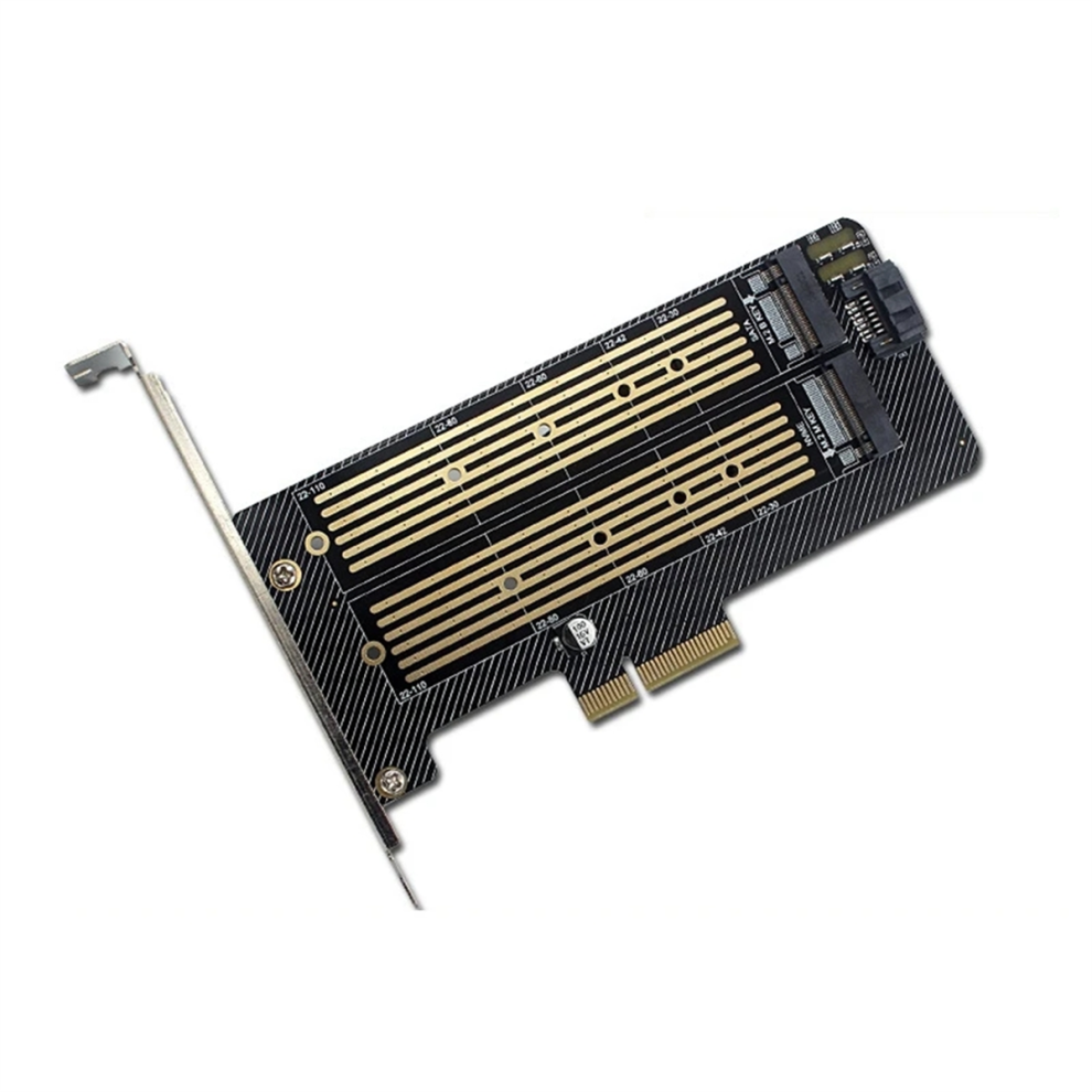 Dual Protocol M.2 Nvme And Ngff Ssd To Pci Express M.2 Adapter Card 4853702847635