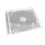 Estuche de plástico transparente para CD/DVD para protección de medios 1