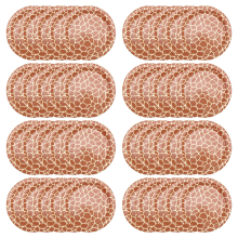 Leopard Print Party Decoration Tableware Disposable Paper Plates