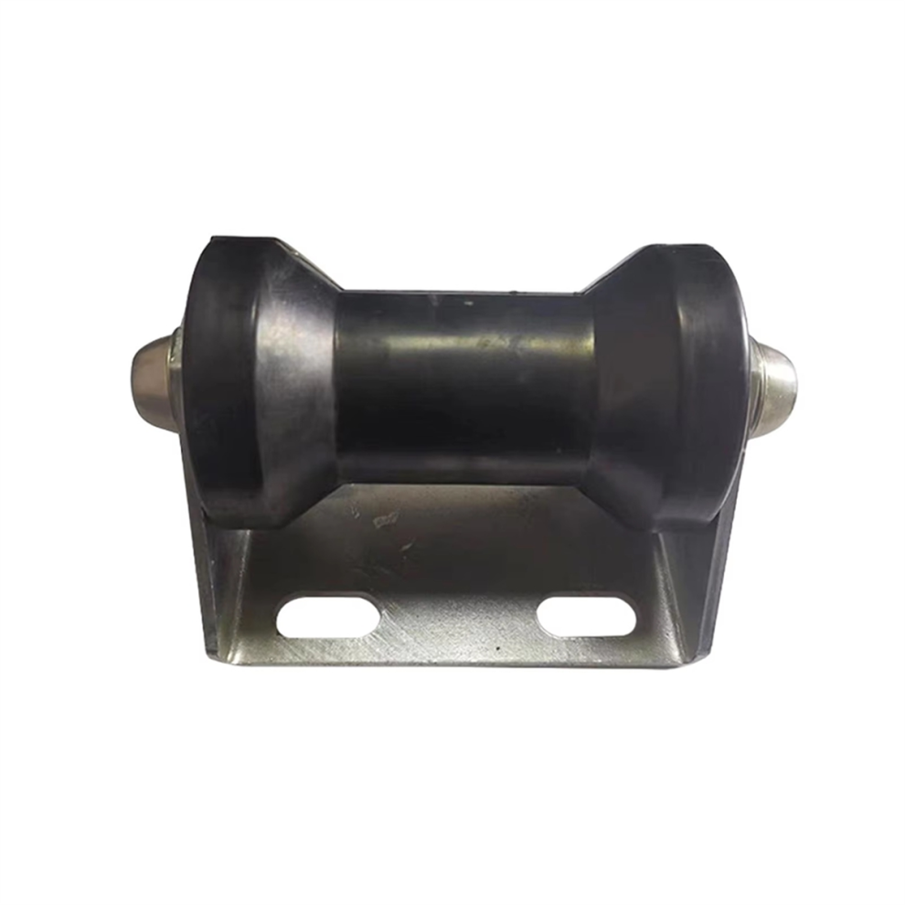 Stationary Keel Roller Assembly Galvanized Steel Boat Trailer Rollers Black 4853702854213