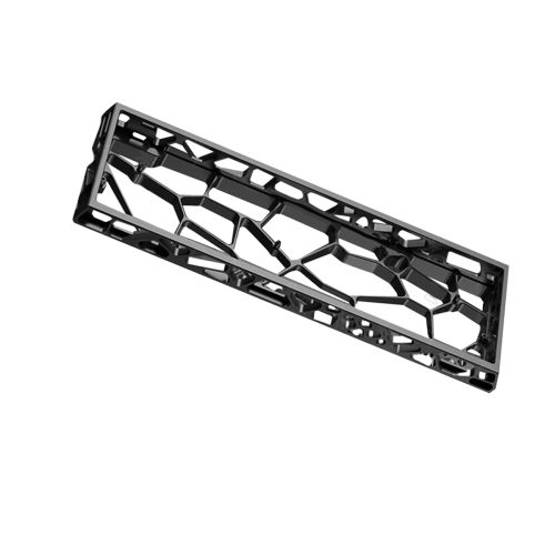H60 Aluminum Keyboard Case Hollow Design for 60% Layouts 1