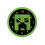 Pixel Green Minecraft Pattern Wall Silent Clock For Home Spaces And Office 3