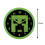 Pixel Green Minecraft Pattern Wall Silent Clock For Home Spaces And Office 1