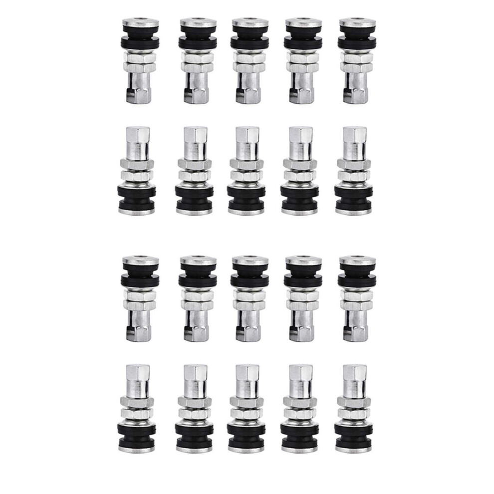 100Pcs Tire Valve Stem Kit Tr16 Dust Cap For Atv Car Go-Kart Boat 4853702863918