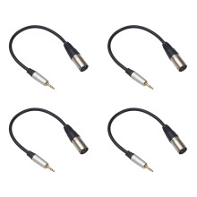 3.5mm Stereo Jack Plug Audio Cable Microphone Audio Cable 0.