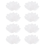 10 Pieces White Natural Ostrich 20-25cm Wedding DIY 1