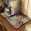 Retro Quick-Drying Water-Draining Mat for Kitchen Bar Countertops 4
