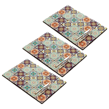 Retro Quick-Drying Water-Draining Mat for Kitchen Bar Countertops
